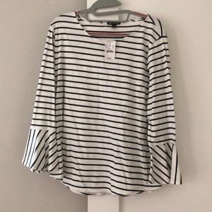 JCrew bell sleeve top